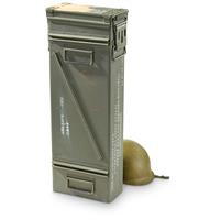 120MM AMMO CAN LARGE 31.5x 11.25x 5.5 TALL NO RUST INSID AIRTIGHT STORAGE  BOX