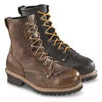 Guide Gear Men's Sawtooth Steel Toe Logger Boots