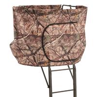 Guide Gear 20  2-man Double Rail Ladder Tree Stand with Hunting Blind