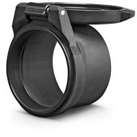 Flexible rubber sleeve creates a snug fit over scope