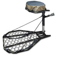 24in x 30in platform with oversized grip-mesh is welded at all contact points for supreme strength and stability