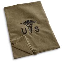 U.S. Military Surplus Embroidered Medical Blanket, New