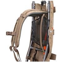 Padded, adjustable shoulder harness