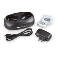 Includes drop-in charger