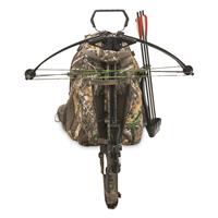 Holds most crossbows