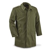 Parka worn without liner