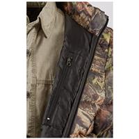 1 chest-level interior zip pocket, Black