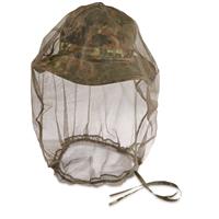 German Military Surplus Mosquito Head Net, 4 Pack, New