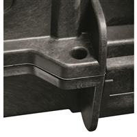 Dual padlock tabs for adding your own locks