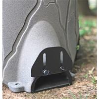 Thumb screws for adjusting feed baffles