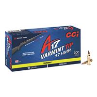 CCI, .17 HMR, Varmint Tip, 17 Grain, 200 Rounds