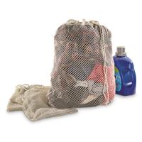 Dutch Military Surplus Mesh Laundry Bags, 3 pack, Used