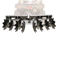 Heavy-duty disc harrow cuts up tough ground