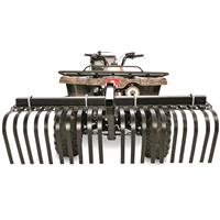Rigid design utilizes entire length of rake