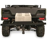 Room for 2 cement cinder blocks