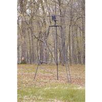 Sturdy steel legs with X braces and wide feet for stability