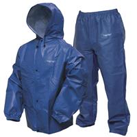 frogg toggs Men's Waterproof Pro Lite Rain Suit, Royal Blue