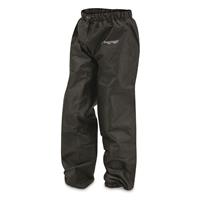 Elastic waist with cord adjustment on pants, elastic ankles