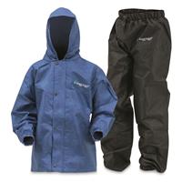 frogg toggs Kids' Waterproof Polly Woggs Rain Suit, Blueberry