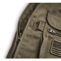 YKK zippers with easy-grab zipper pulls