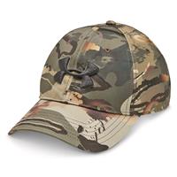 Under Armour Men's Camo 2.0 Cap, UA Forest Camo/Timber/Black