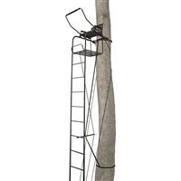Primal Tree Stands Single Vantage Deluxe 17' Ladder Tree Stand with Jaw And Truss Stabilizer System