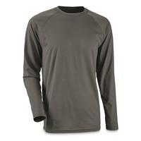 Guide Gear Men's Lightweight Base Layer Crew Top, Gray