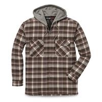 riggs workwear hooded flannel jacket