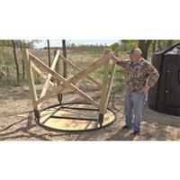 Elevate your blind by adding 4x4 posts
