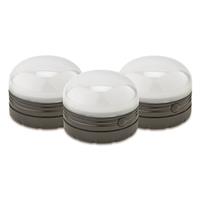 Mini Magnetic LED Camping Lights, 3 Pack - 700379, Military Flashlights