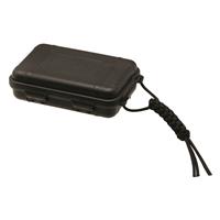 Includes waterproof hard case with paracord wrist lanyard
