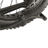 Straps for securing wheels to wheel holders