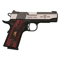 Browning 1911-380 Black Label Medallion Pro Compact, Semi-Automatic, .380 ACP, 8+1 Rounds