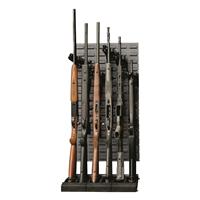 Steel CradleGrid system holds up to 6 firearms