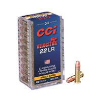 CCI, Velocitor, .22LR, CPHP, 40 Grain, 50 Rounds