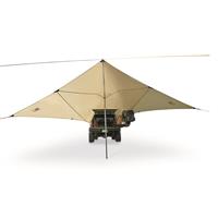 Single pole inA-framein attached to vehicle