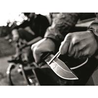 420 high-carbon stainless steel, full tang design