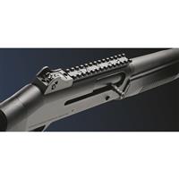 Drilled and tapped receiver with Picatinny rail for optics