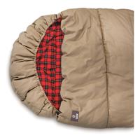 Attached hood with drawstring