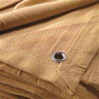 Rust-resistant grommets every 2 feet