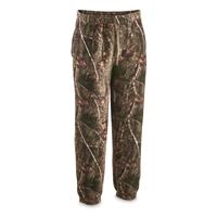 huntrite men's camo fleece pants