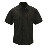 Propper Men's Kinetic Short Sleeved Tactical Shirt, Black