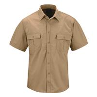 Propper Men's Kinetic Short Sleeved Tactical Shirt, Khaki