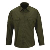 Propper Men's Kinetic Long Sleeved Tactical Shirt, Olive Green