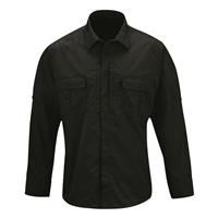 Propper Men's Kinetic Long Sleeved Tactical Shirt, Black