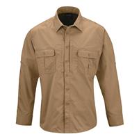 Propper Men's Kinetic Long Sleeved Tactical Shirt, Khaki