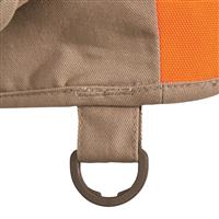 2 D-rings on bottom hem