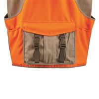 Rear diagonal pockets with elastic opening