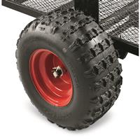 Heavy-duty 9.5inw. x 18 diam. flotation tires