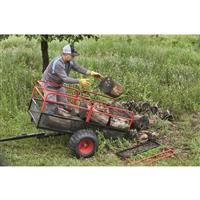 Tilting bed for easy unloading